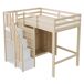 Cama alta para niños Cama alta para niños Natural