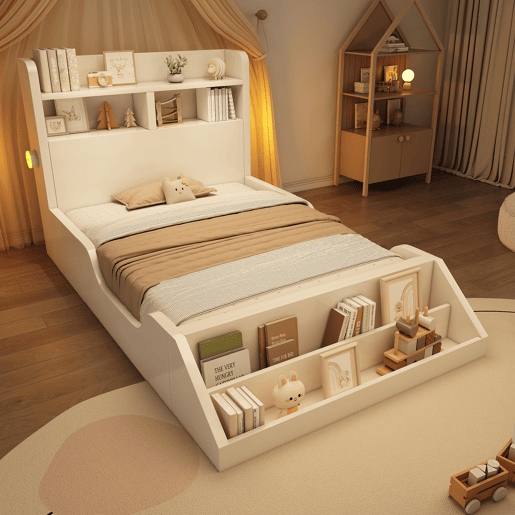 Cama de criança,cama de solteiro de madeira maciça 90x200 cm,branco Cama de criança,cama de solteiro de madeira maciça 90x200 cm,branco