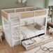 Cama litera Cama litera Natural/ Blanco