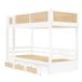Cama litera Cama litera Natural/ Blanco