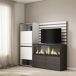 Aparador, Con almacenamiento, Chimenea eléctrica XXL 167 Aparador, Con almacenamiento, Chimenea eléctrica XXL 167 Blanco