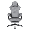 Cadeira Gaming - Ergonómica com massagem e apoio para os pés, 150 kg - Cinza