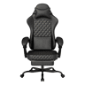 Cadeira Gaming - com massagem e apoio para os pés, ergonómica, 150 kg - Preto