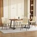 Conjunto de mesas y sillas de comedor 117x68 Conjunto de mesas y sillas de comedor 117x68 Beige