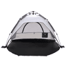 Tenda de praia pop up Mullsjö automática 215 x 135 x 140 cm cinzento clarocinzento escuro pro.tec.
