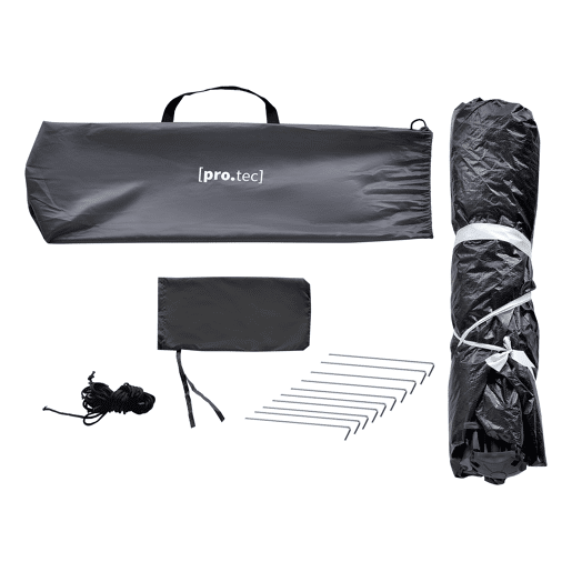Tenda de praia pop up Mullsjö automática 215 x 135 x 140 cm cinzento clarocinzento escuro pro.tec.