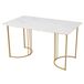 Conjunto de mesas y sillas de comedor 140x80 Conjunto de mesas y sillas de comedor 140x80 Beige
