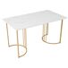 Conjunto de mesas y sillas de comedor 140x80 Conjunto de mesas y sillas de comedor 140x80 Beige