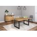 Conjunto muebles salon, Mesa patas U 8 comensales Conjunto muebles salon, Mesa patas U 8 comensales Negro/ Madera