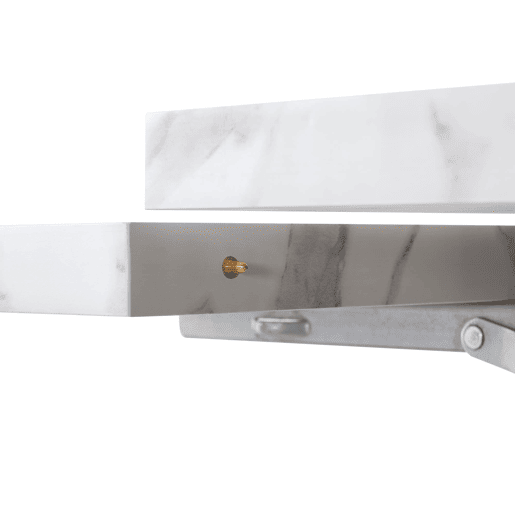 Mesa extensível 99-159 cm - Design flexível, mesa para sala de jantar e escritório, superfície ampla - Branco