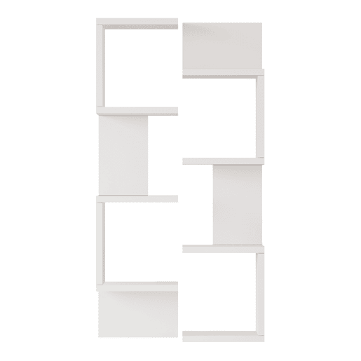 Prateleira de parede Omn conjunto de 2 peças 93x24x15 cm branco en.casa