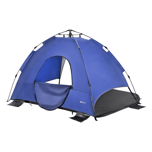 Tenda de praia pop up Mullsjö automática 215 x 135 x 140 cm azulcinzento escuro pro.tec.