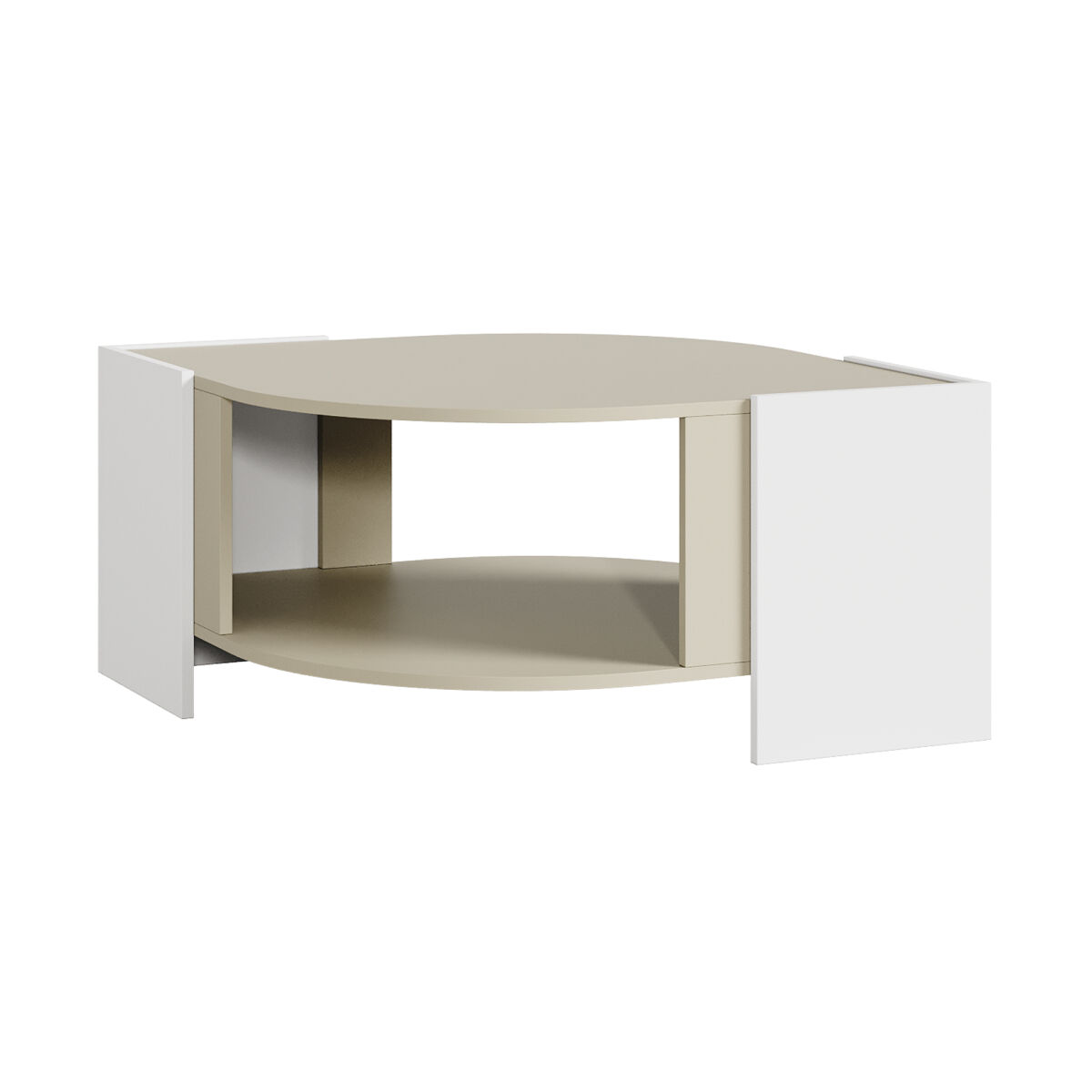 Mesa de centro Klipsari [en.casa] 75x75