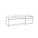 Mueble TV, Televisión, Muebles de salón, Para TV hasta 65" 158 Mueble TV, Televisión, Muebles de salón, Para TV hasta 65" 158 Cemento