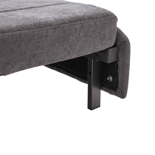 Sofá de 2 lugares - multifuncional, dobrável, removível, com arrumação, USB e porta-copos - Cinza