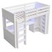 Cama alta para niños 204x100 Cama alta para niños 204x100 Blanco