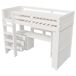 Cama alta para niños 204x100 Cama alta para niños 204x100 Blanco