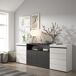 Cómoda, Cajonera, Mueble Auxiliar 214 Cómoda, Cajonera, Mueble Auxiliar 214 Blanco/ Negro