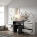 Cómoda, Cajonera, Mueble Auxiliar 214 Cómoda, Cajonera, Mueble Auxiliar 214 Blanco/ Negro