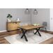 Conjunto muebles salon, Mesa patas U 8 comensales Conjunto muebles salon, Mesa patas U 8 comensales Negro/ Madera