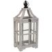 Farol de madera Farol de madera Blanco