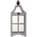 Farol de madera Farol de madera Blanco