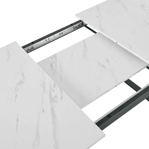 Conjunto de sala de jantar 140180x80cm - Mesa moderna com 4 cadeiras de veludo cinza