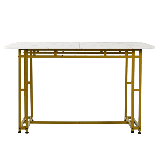 Conjunto de sala de jantar 120x70cm - Mesa de jantar moderna com 4 cadeiras - Cinza