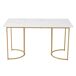 Conjunto de mesas y sillas de comedor Conjunto de mesas y sillas de comedor Blanco/ Beige