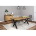 Conjunto muebles salón, Mesa patas U 10 comensales Conjunto muebles salón, Mesa patas U 10 comensales Negro/ Madera