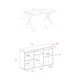 Conjunto muebles salon, Mesa patas X 6 comensales Conjunto muebles salon, Mesa patas X 6 comensales Negro/ Madera