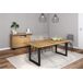 Conjunto muebles salón, Mesa patas U 10 comensales Conjunto muebles salón, Mesa patas U 10 comensales Negro/ Madera