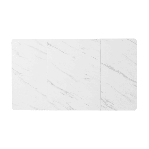 Conjunto de sala de jantar 140x80cm - Mesa de cozinha com 4 cadeiras - Pernas metálicas douradas