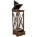 Farol de madera Farol de madera Marrón