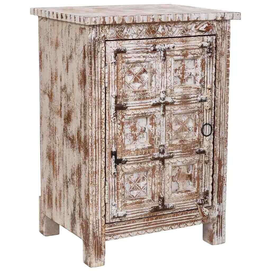 Mesita de madera artesanal