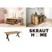 Conjunto muebles salón, Mesa patas U 10 comensales Conjunto muebles salón, Mesa patas U 10 comensales Negro/ Madera