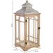 Farol de madera Farol de madera Beige