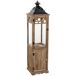 Farol de madera Farol de madera Marrón