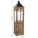 Farol de madera Farol de madera Marrón