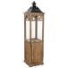 Farol de madera Farol de madera Marrón