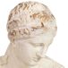 Figura decoración busto de magnesio Figura decoración busto de magnesio Blanco