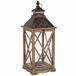 Farol de madera Farol de madera Marrón