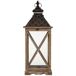 Farol de madera Farol de madera Marrón