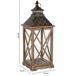 Farol de madera Farol de madera Marrón