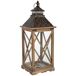 Farol de madera Farol de madera Marrón