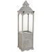 Farol de madera Farol de madera Gris
