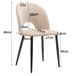 Conjunto de mesas y sillas de comedor 117x68 Conjunto de mesas y sillas de comedor 117x68 Blanco/ Beige