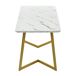 Conjunto de mesas y sillas de comedor 117x68 Conjunto de mesas y sillas de comedor 117x68 Blanco/ Beige