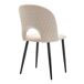 Conjunto de mesas y sillas de comedor 117x68 Conjunto de mesas y sillas de comedor 117x68 Blanco/ Beige