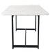 Conjunto de mesas y sillas de comedor Conjunto de mesas y sillas de comedor Blanco/ Gris